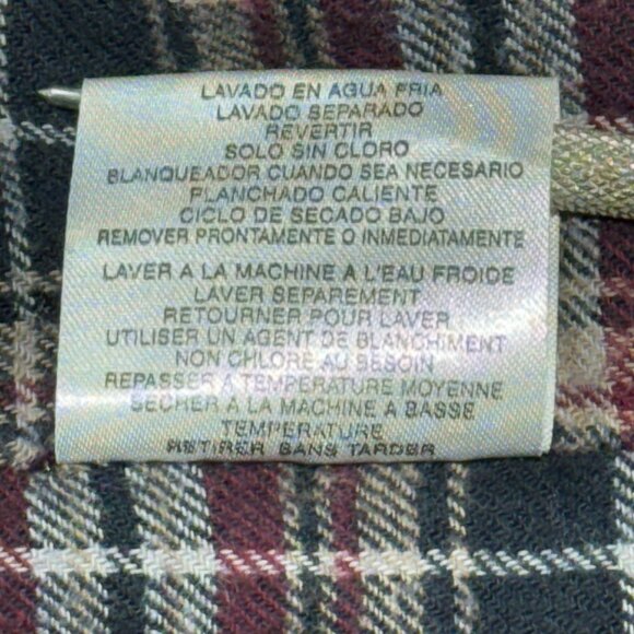 Wrangler Rugged Wear Gray Button-Up Shirt XL 100% Cotton Long Sleeve Mens Casual - Picture 8 of 14